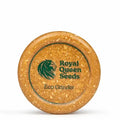 RQS Eco Grinder 62mm geöffnet - Mahlzähne aus Holz-Verbundmaterial sichtbar