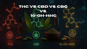 Was ist der unterschied von THC, CBD, CBG & 10-OH-HHC