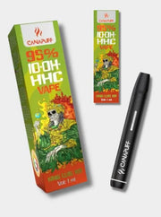 Canapuff King Louis XIII 95% 10-OH-HHC - Einweg-Vape-Pens 2 Verpackungen mit Grauem Hintergrund
