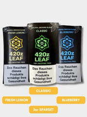 420z Leaf 3er Set Tabakersatz Angebot Classic, Blueberry, Fresh Lemon