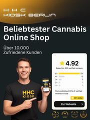 HHC Kiosk Berlin Kundenbewertungen Infografik, über 10.000 zufriedene Kunden