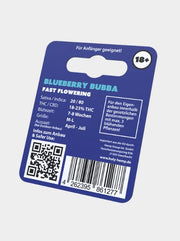 Blueberry Bubba Cannabissamen Eigenschaften THC 18-23 Prozent Blütezeit 7-8 Wochen