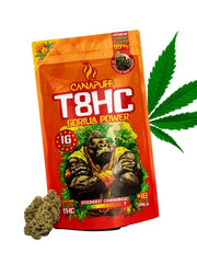 T8HC Blüten Gorilla Power 99% 1 Gramm Packung von Canapuff