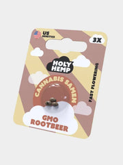 GMO Rootbeer Cannabis Samen Fast Flowering von Holy Hemp 3 Stück feminisierte Seeds Verpackung