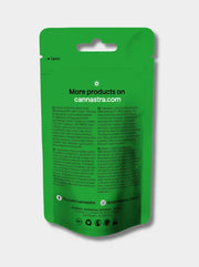 Cannastra CBG9 Fruity Big Bang Premium Blüten Rückseite Hinweise