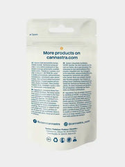 Cannastra Cloud Giant H4CBD 40 Prozent Cannabis Blüten Verpackung Rückseite mit Inhaltsangaben