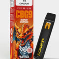 CBG9 Blood Orange Vape von Canapuff mit fruchtigem Blutorangen Aroma als kompakter Einweg Vaporizer
