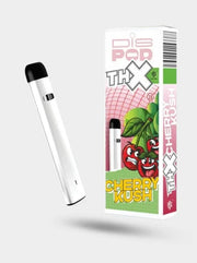 Cherry Kush THX Vape disPOD Czech CBD - Einweg-Vape und Verpackung