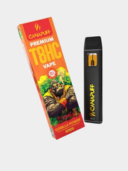 canapuff-vape-verpackung.pngGorilla Power T8HC Vape 95% Canapuff - Einweg-Vape und Verpackung