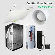 Growbox Set Cultibox Komplettset, Led Lampe, Zelt, Filter und Belüftung.