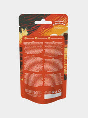 H4CBD Durban Poison Canntropy Verpackung Rückseite mit Inhaltsstoffen Produktdetails und Herstellerangaben