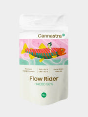 H4CBD Blüten Flow Rider von Cannastra Verpackung Alien OG Premium Flowers 50 Prozent hochwertige Cannabis Alternative