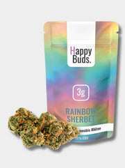 CBD Cannabisblüten von Happy Buds Rainbow Sherbet