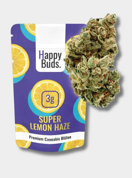CBD Cannabis Blüten Super Lemon Haze von Happy Buds