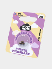 Purple Milkshake Cannabis Samen Holy Hemp 3 Stück Verpackung