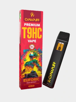 T9HC Vape Euphoric von Canapuff als Einweg Vaporizer mit intensivem Profil und kompaktem Design