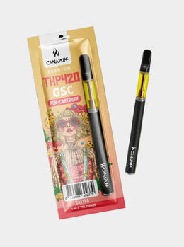 THP420 Pen Cartridge GSC von Canapuff 1 ml Vape Set mit Pen und vorgefüllter Kartusche